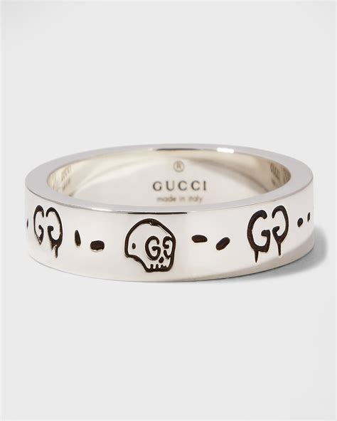 gucci rings mens cheap|gucci ghost ring men.